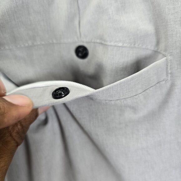 Libin Men's Gray Chino Golf Performance Pants Size 30 x 30 - Picture 6 of 10